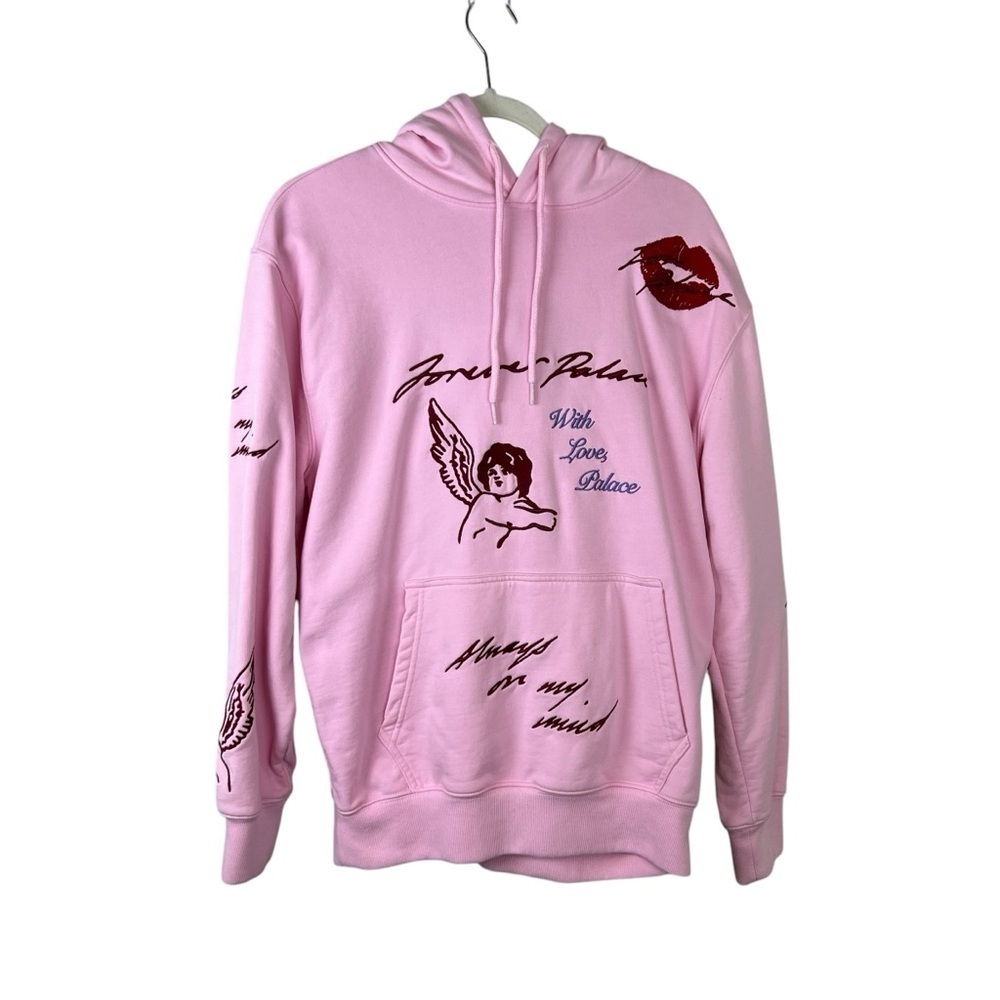 Palace Pink Love Letter Hoodie